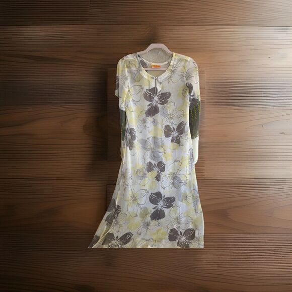 Sobia Zuha Original Sheer Dress Pakistani Designer Slit Leg Sheer Summer Unique - Picture 1 of 8